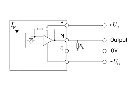 Schematic - LEM HAS Panel Mount Current Transducers